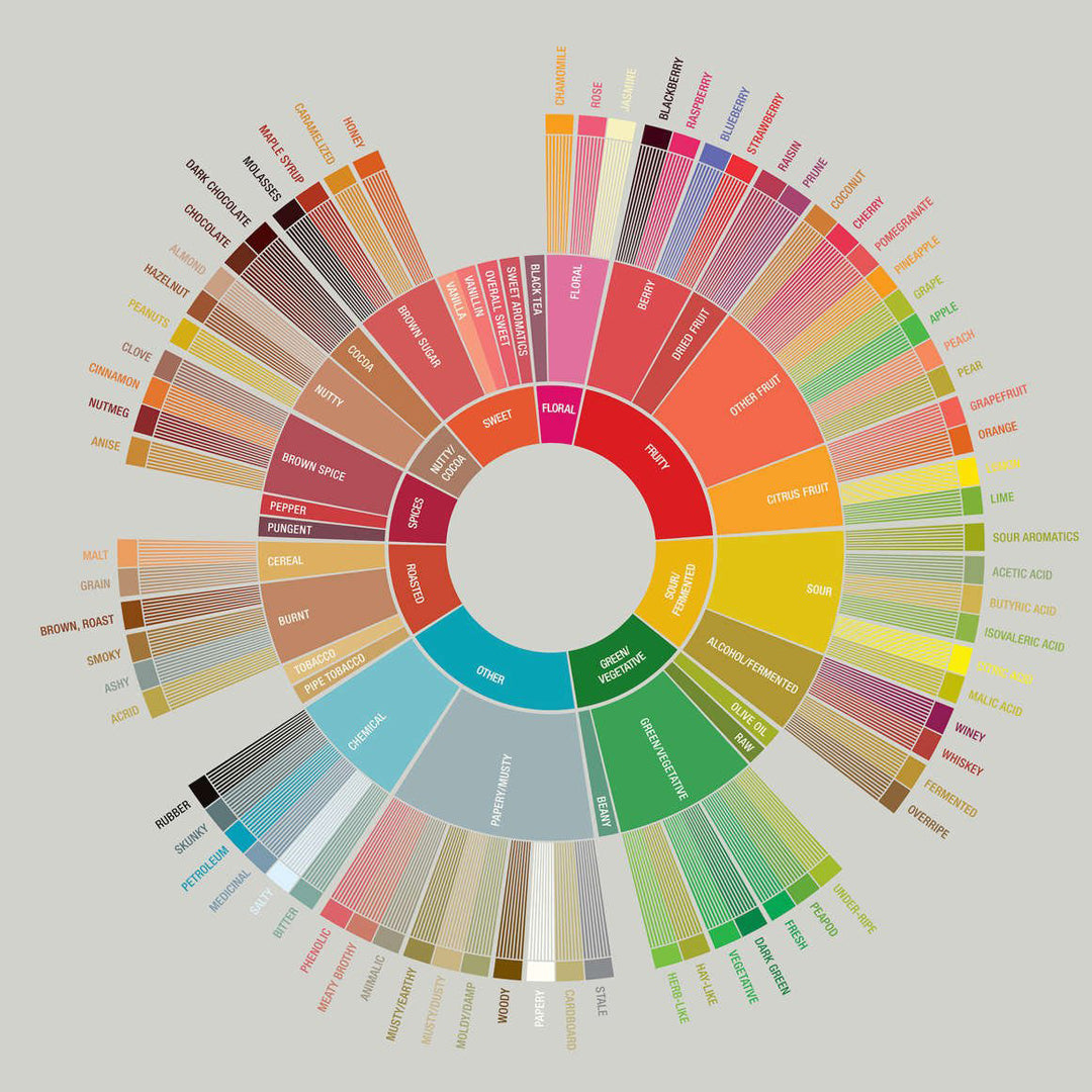 The various aromas of coffee