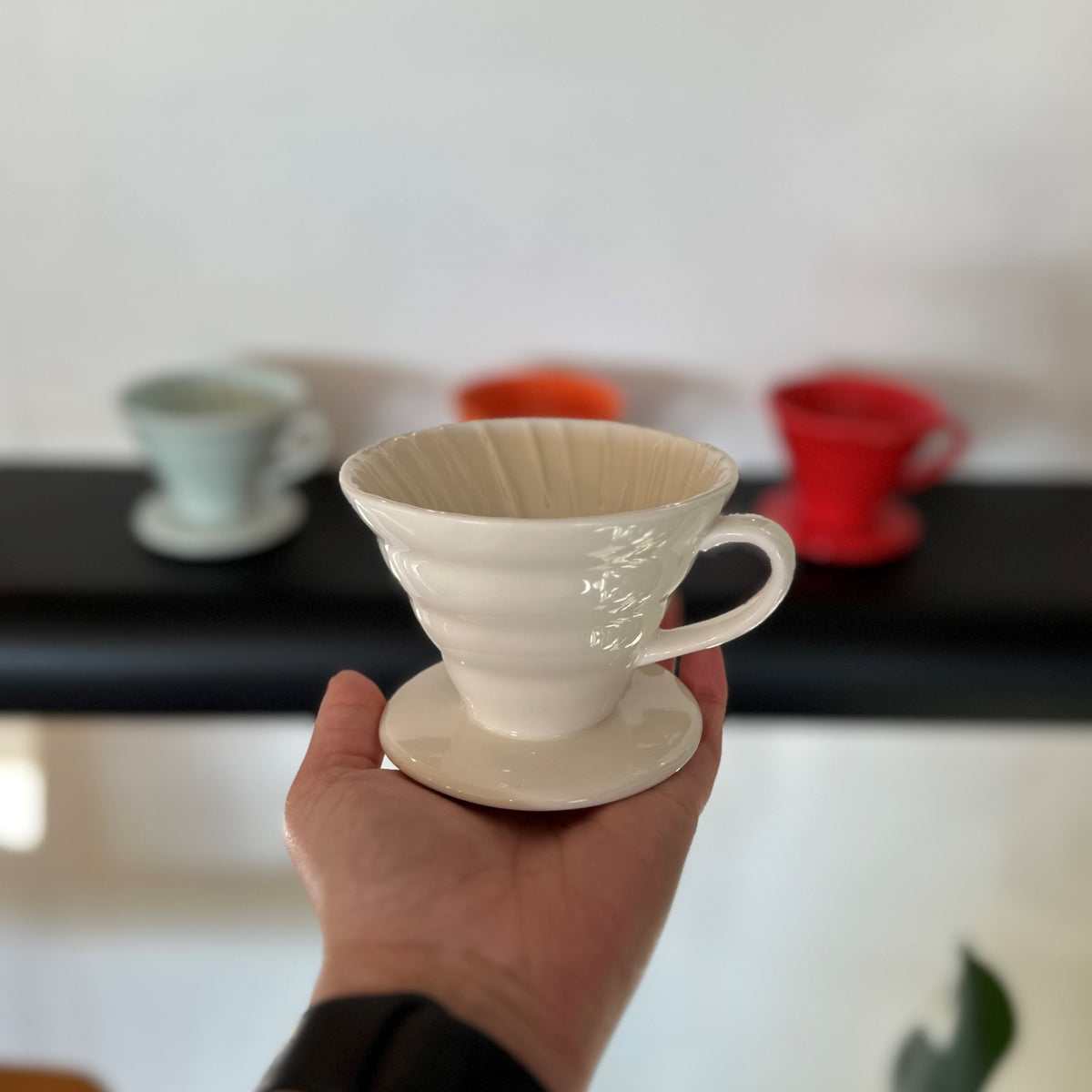 Ceramic V60 1-2 Cup WHITE